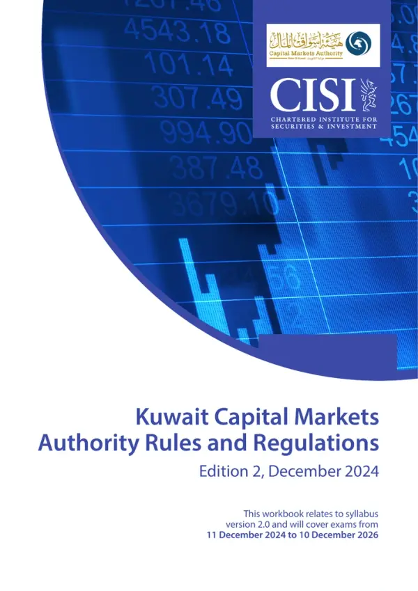 CISI Kuwait - CMA Rules and Regulations Official Workbook