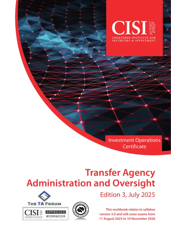 CISI Transfer Agency Administration and Oversight Official Workbook
