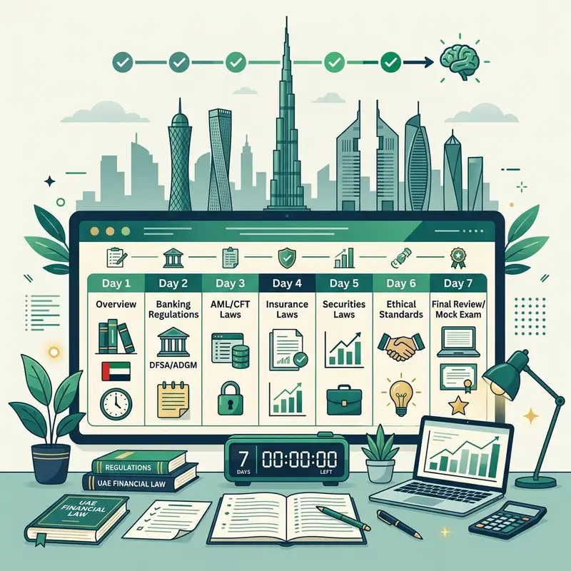 7-Day CISI UAE FRR Revision Plan: Interactive Checklist for Busy Professionals