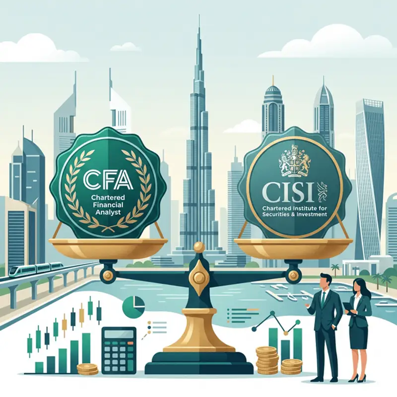 CFA vs CISI in Dubai (2026): Which is Better for Your Career?