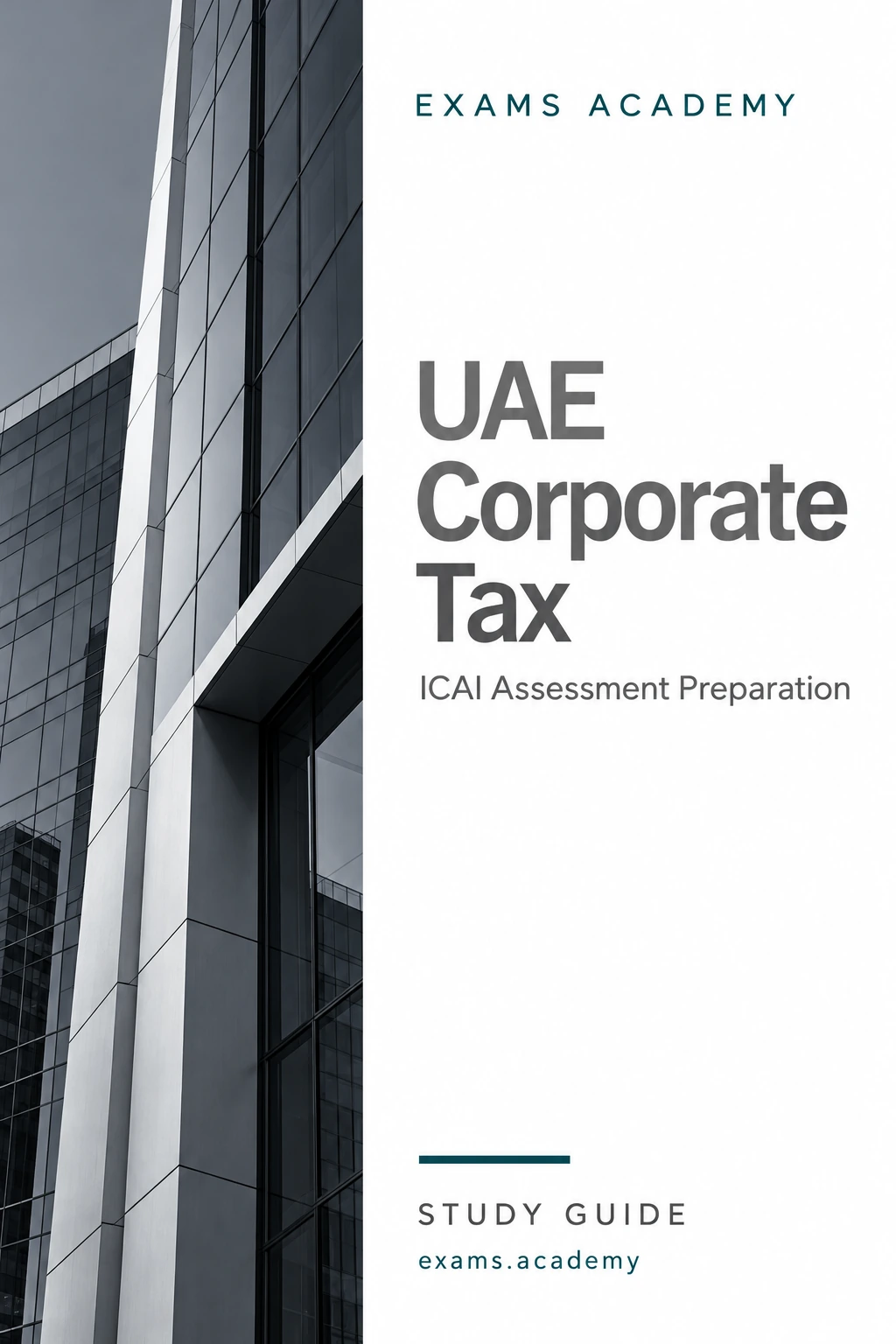 Exams Academy UAE Corporate Tax Study Guide cover